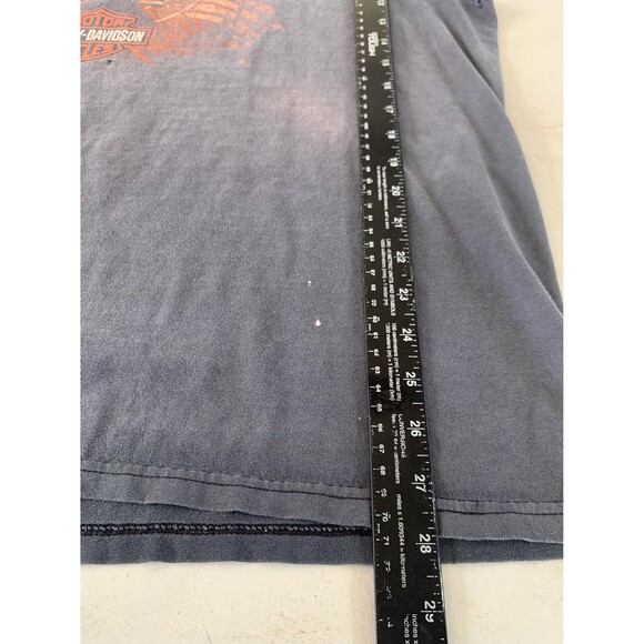 Vintage 90s Harley Davidson Stafford Texas Distressed Tank Top Size XL - Picture 5 of 7